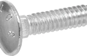 Stainless steel Phillips pan head machine screw with a flat head