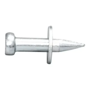 Pack of 10 galvanized steel rivets on a white background