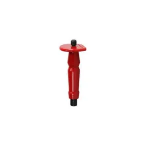 Red hookah on a white background